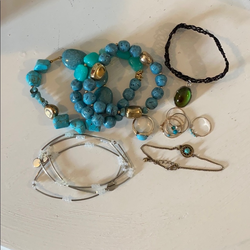 Jewelry set turquoise